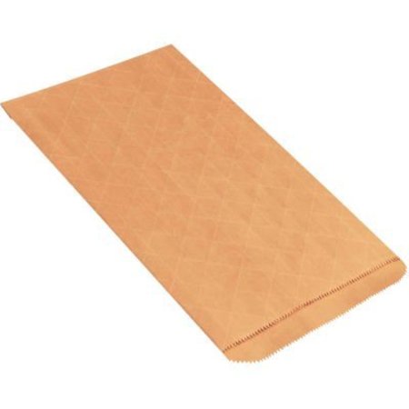 BOX PACKAGING Nylon Reinforced Mailers, #3, 8-1/2"W x 14-1/2"L, Kraft, 500/Pack B886